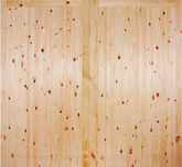 FL&B Garage Door Redwood